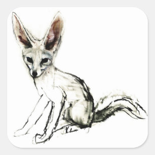 Adesivo Quadrado Foxy