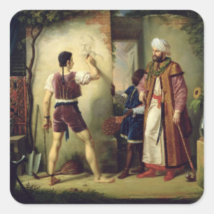 Adesivo Quadrado Fra Filippo Lippi 1819