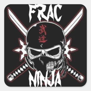 Adesivo Quadrado Frac ninja