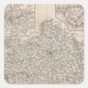 Adesivo Quadrado França