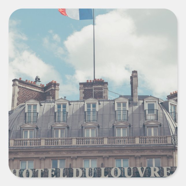 Adesivo Quadrado França (Frente)