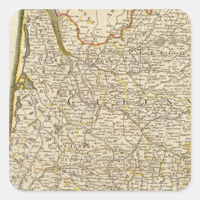 Adesivo Quadrado França 20 (Frente)