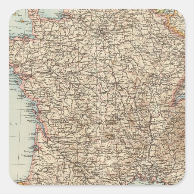 Adesivo Quadrado França 21 (Frente)