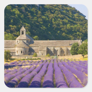 Adesivo Quadrado França, Gordes. Mosteiro cisterciense de