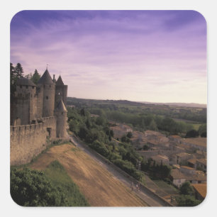 Adesivo Quadrado FRANÇA, Languedoc Carcassonne 2