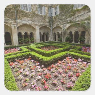 Adesivo Quadrado França, Provença, St. Remy-de-Provence. Jardim