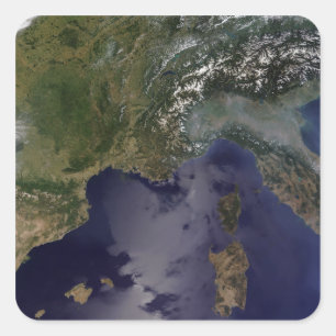 Adesivo Quadrado France e norte do sul Italia