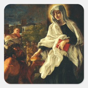 Adesivo Quadrado Frances santos de Roma