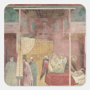 Adesivo Quadrado Francis captura o homem ferido de Lerida