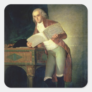 Adesivo Quadrado Francisco Jose de Goya y Lucientes   Don Jose Alva