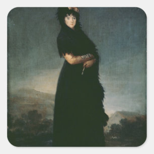 Adesivo Quadrado Francisco Jose de Goya y Lucientes   Mariana Walds