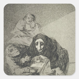 Adesivo Quadrado Francisco Jose de Goya y Lucientes   o shameface
