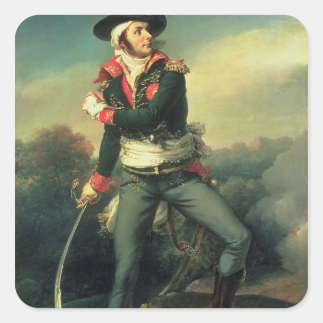 Adesivo Quadrado François Athanese Charette de Contrie 1819 (Frente)