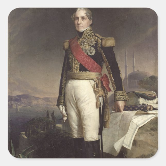 Adesivo Quadrado Francois-Horace Conde Sebastiani, 1841 (Frente)