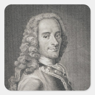 Adesivo Quadrado Francois Marie Arouet de Voltaire