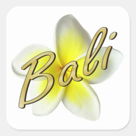 Adesivo Quadrado Frangipani Blossom