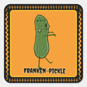 Adesivo Quadrado Franken-Pickle Sticker