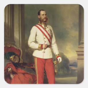 Adesivo Quadrado Franz Joseph I, Imperador da Áustria