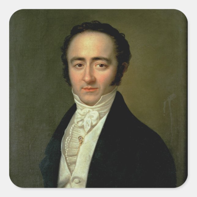 Adesivo Quadrado Franz Xaver Mozart, mais tarde conhecido como Wolf (Frente)