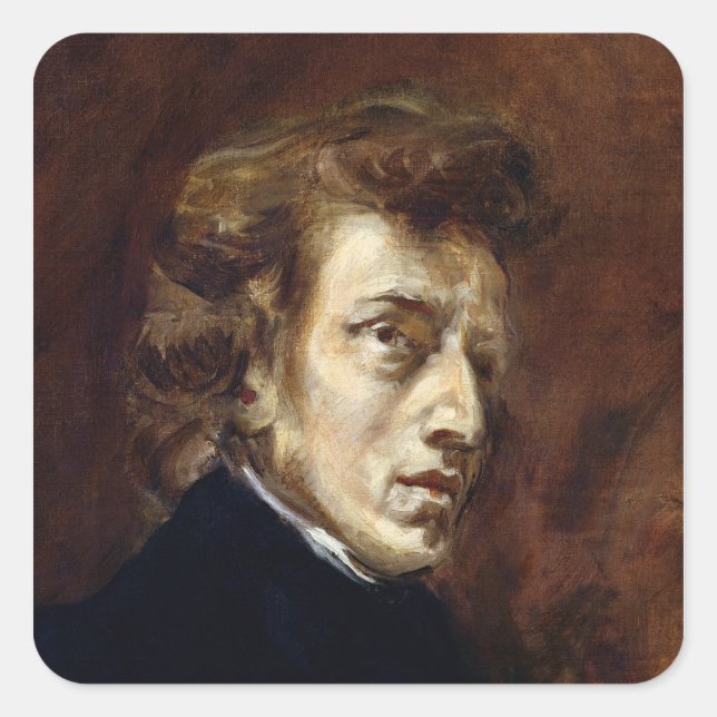 Adesivo Quadrado Frederic Chopin 1838 (Frente)