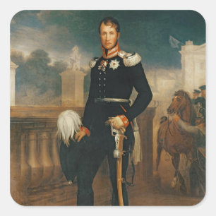 Adesivo Quadrado Frederick William III, Rei da Prússia