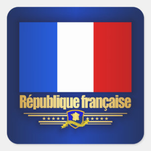 Adesivo Quadrado French Republic