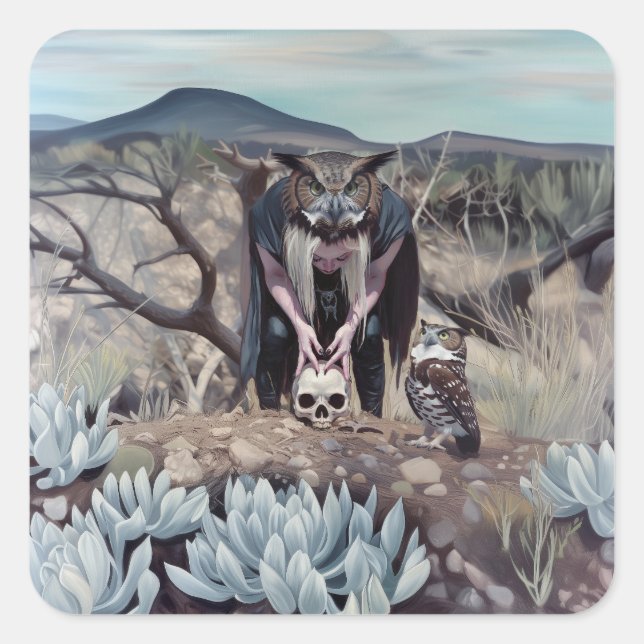 Adesivo Quadrado Frenologia (Frente)