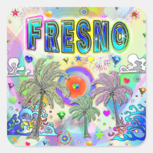Adesivo Quadrado Fresno Deep Dreker Sticker