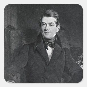 Adesivo Quadrado Friedrich cristão, Baron Stockmar