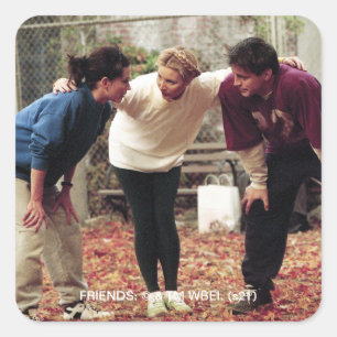 Adesivo Quadrado FRIENDS™   Equipe Geller Bowl Monica