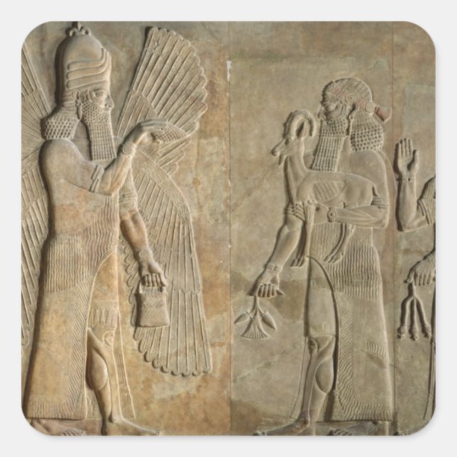 Adesivo Quadrado Friso que descreve um espírito voado (Frente)