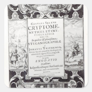 Adesivo Quadrado Frontispício para registrar 9