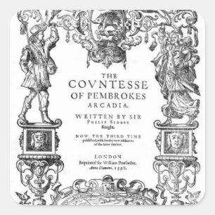 Adesivo Quadrado Frontispiece 'o condessa do Pembroke
