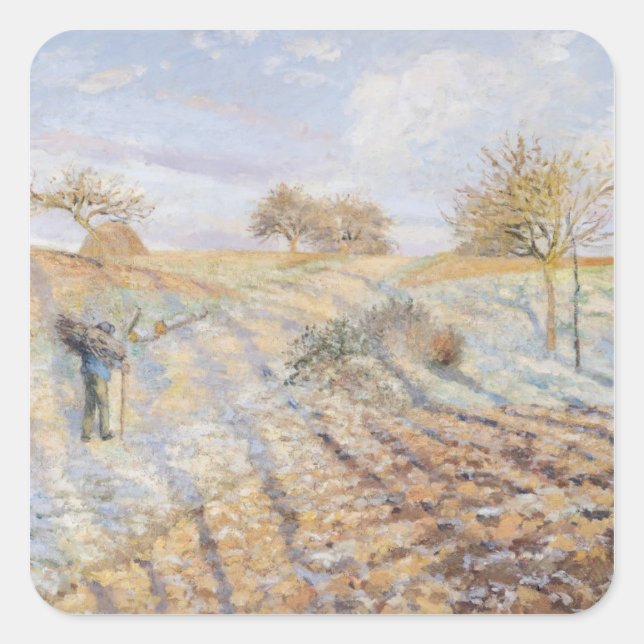 Adesivo Quadrado Frost Branco, 1873 (Frente)