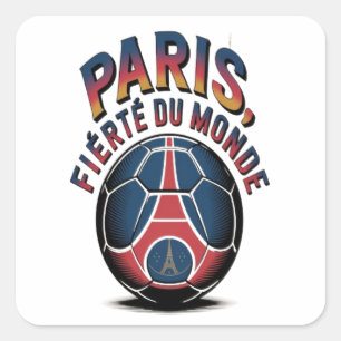 Adesivo Quadrado Frota do Monde Paris