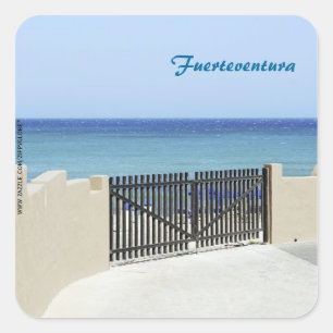 Adesivo Quadrado Fuerteventura Sticker