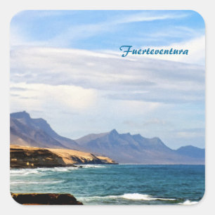 Adesivo Quadrado Fuerteventura Sticker
