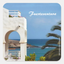 Adesivo Quadrado Fuerteventura Sticker
