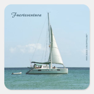 Adesivo Quadrado Fuerteventura Stickers