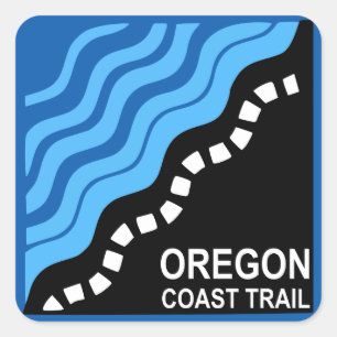Adesivo Quadrado Fuga da costa de Oregon