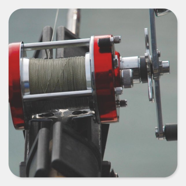 Adesivo Quadrado Fuga da pesca (Frente)