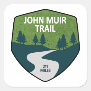 Adesivo Quadrado Fuga de John Muir