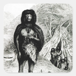 Adesivo Quadrado Fugian Man