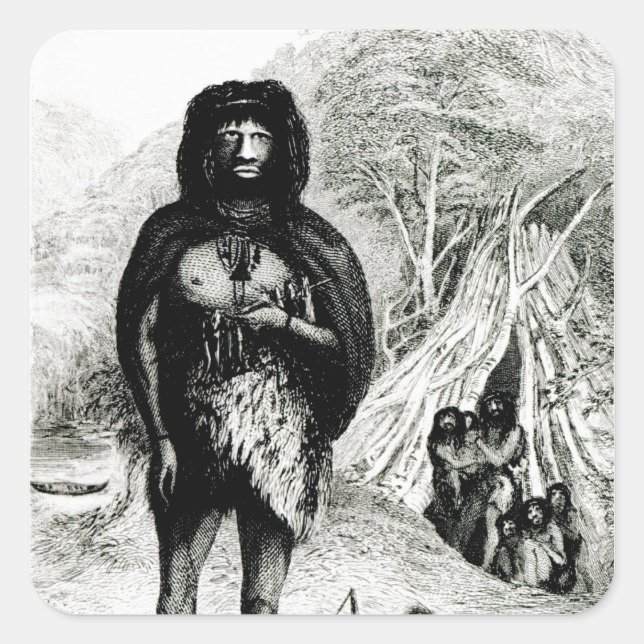 Adesivo Quadrado Fugian Man (Frente)