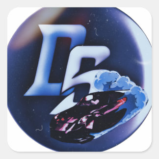 Adesivo Quadrado Fumaça de estilhaço