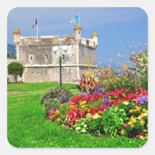 Adesivo Quadrado Fundamento de Menton na França