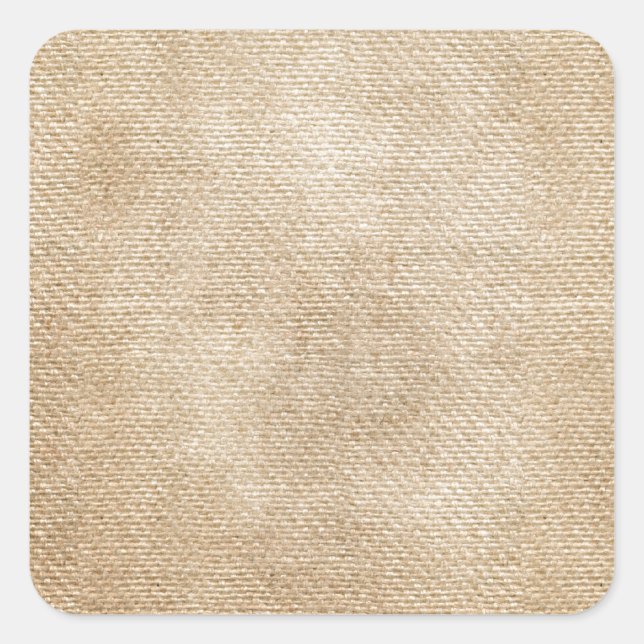 Adesivo Quadrado Fundo Burlap (Frente)