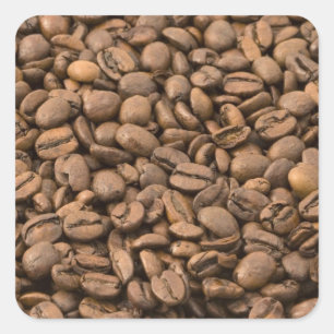 Adesivo Quadrado Fundo de Café