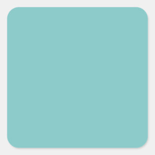 Adesivo Quadrado Fundo de Cor Sólida Sólido Azul Aqua Sky