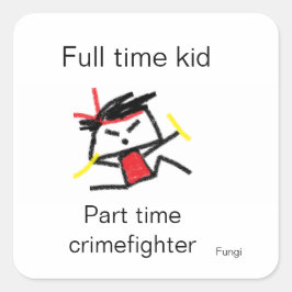 Adesivo Quadrado Fungi